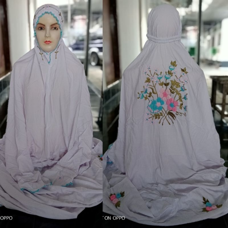 Mukena Terusan Rayon Bordir Tile