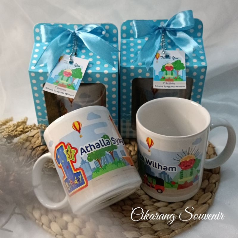Bukan ongkir asli souvenir mug/ souvenir khitanan/souvenir aqiqah/souvenir acara kantor/souvenir ula
