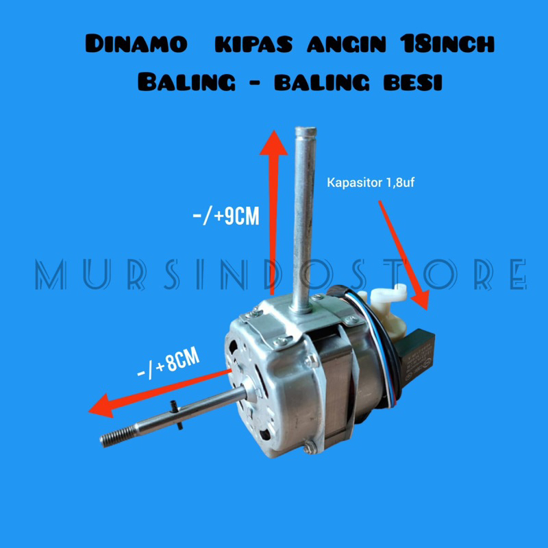 DINAMO / MESIN KIPAS ANGIN TORNADO 18INCH / DINAMO KIPAS ADVANCE YASAKA / MOTOR KIPAS ADVANCE YASAKA