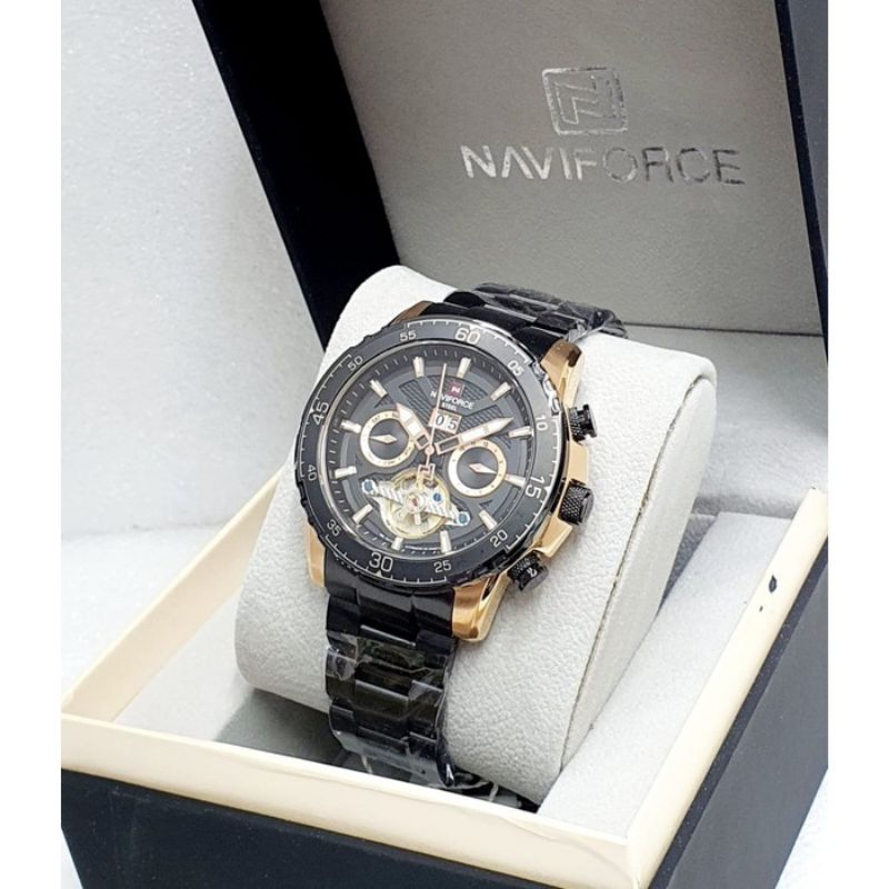 NAVIFORCE 1001 - Jam Tangan Pria Analog Automatic Original-Garansi Resmi
