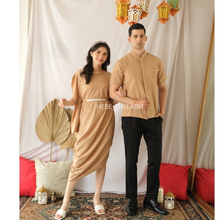 Kalista Kaftan Available Couple &amp; Family Set Lebaran Ramadan Idul Fitri (HANYA DRESS)