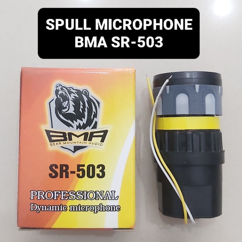 BMA Spull Microphone SR503 Bear Mountain Audio Spul Mic SR-503