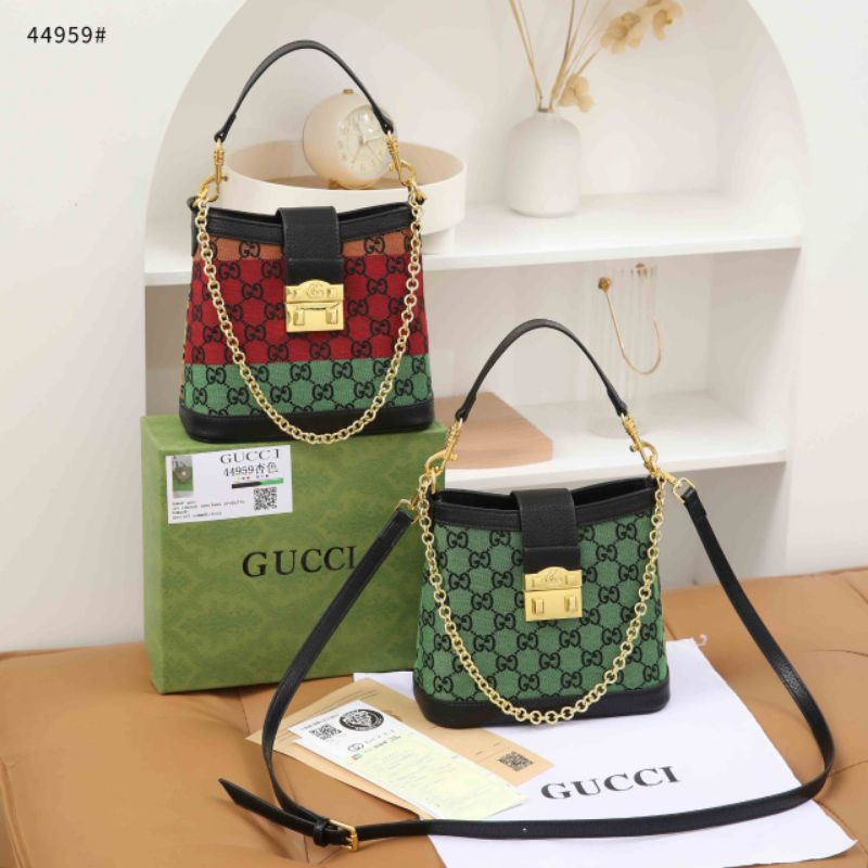 TAS GUCCI WONKA GG UP GG BAG 44959 PLATINUM LIKE ORI