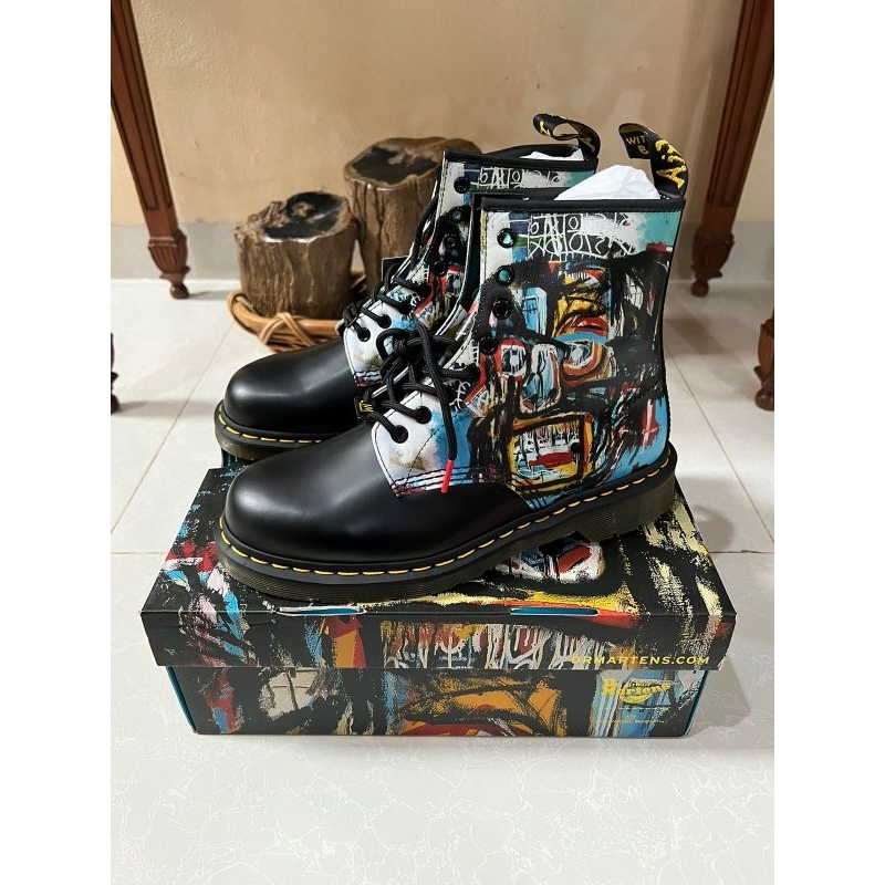 SALE SEPATU DOCMART DR MARTENS 1460 BASQUIAT SIZE 43 NEW ORIGINAL
