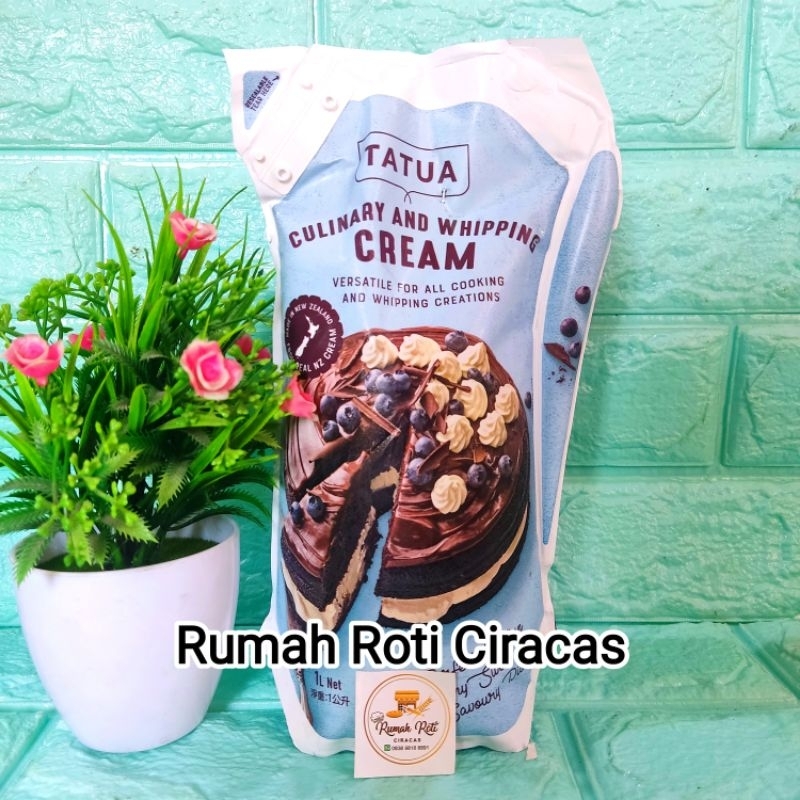 

TATUA CULINARY WHIPPING CREAM 1KG DIARY 1000GR NEW ZEALAND WHIPP KRIM
