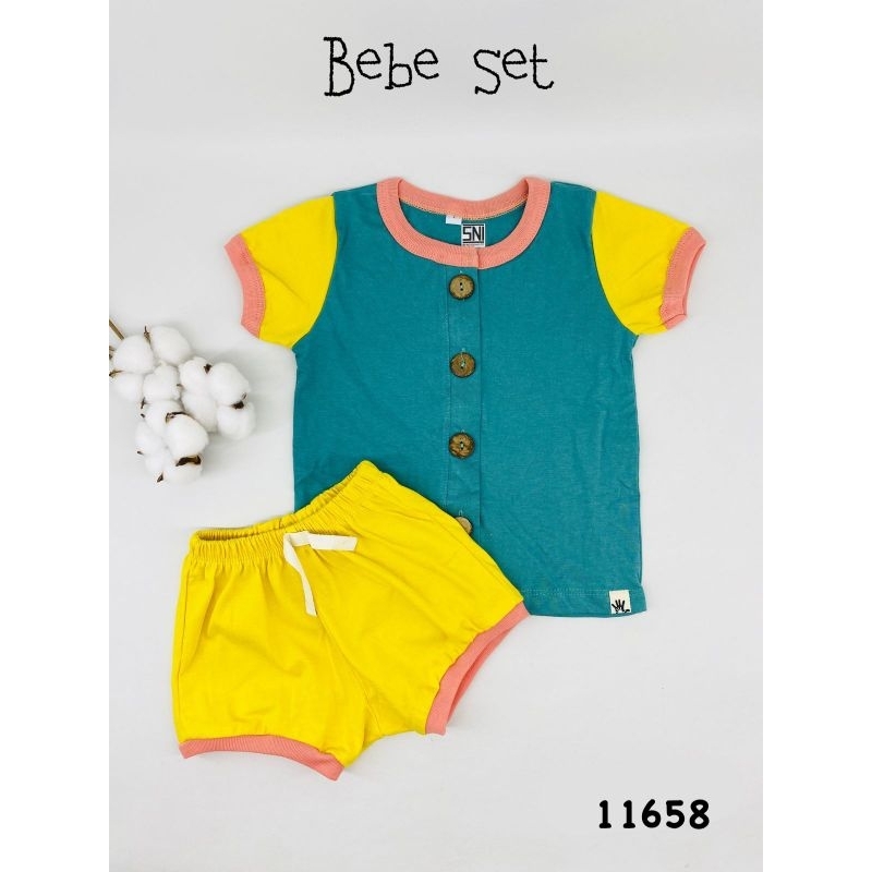 LOOPIE KIDS - BEBE SET - SETELAN BAJU ANAK - SETELAN BAJU BAYI - SET BAJU ANAK