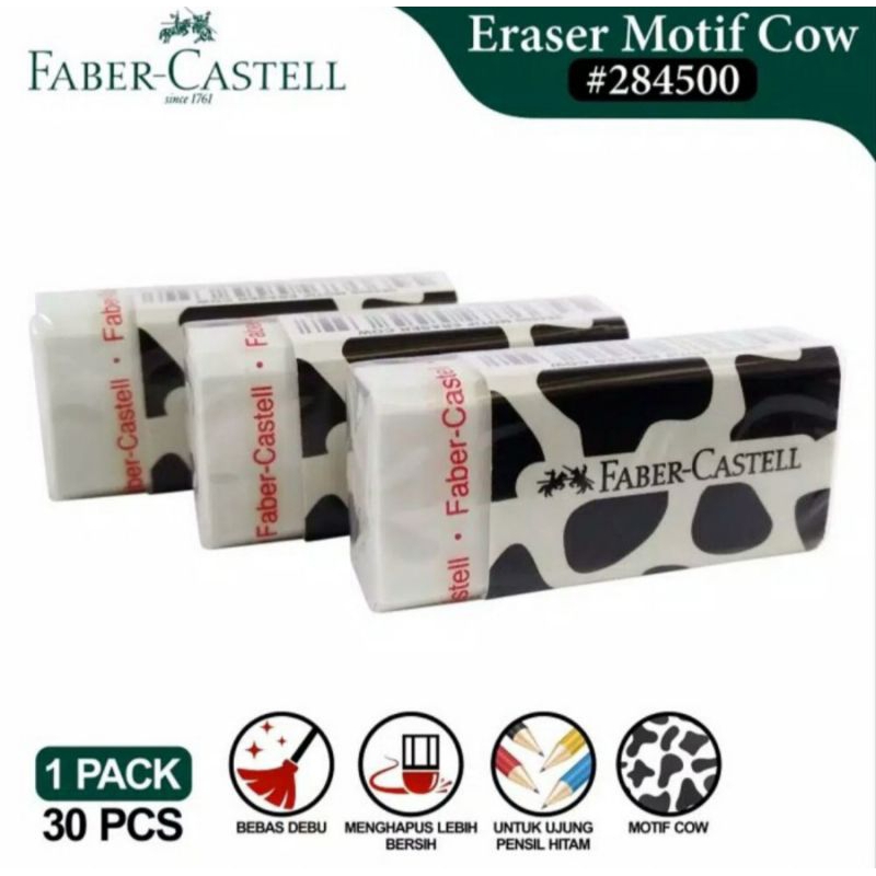 

Eraser Motif Cow Faber-Castell/ Penghapus Pensil Motif Cow Faber-Castell