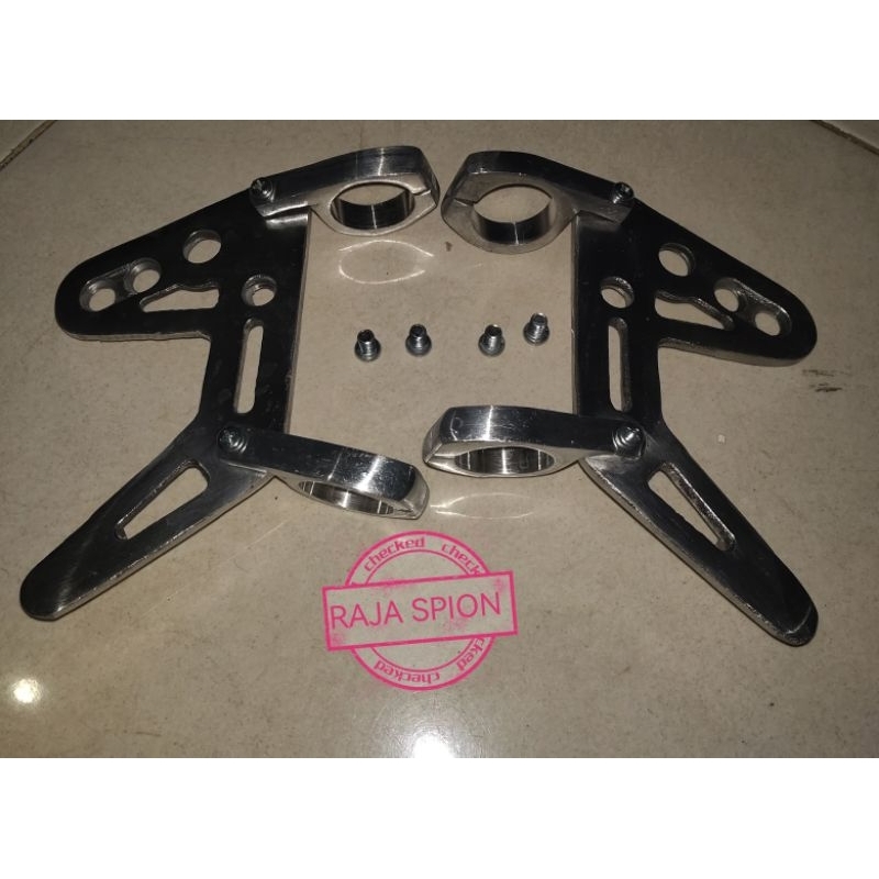 kupingan lampu rx king/breket lampu rxking lubang 30/kupingan lampu rxking model cnc