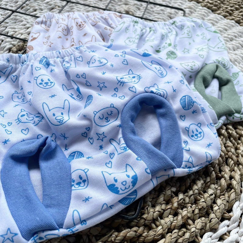 3 PCS Celana Pendek Celana Pop Celana Bayi Bawahan Bayi Celana newborn Hadiah Lahiran Bayi ASYAM BABY