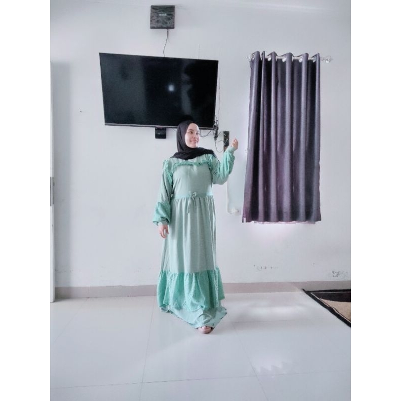 DISKON 55% Kualitas Premium Baju Gamis Couple Set Keluarga Ibu Dan Anak Perempuan Terbagus Azraqi Bahan Crinkle Polo Premium Tebal Dan Adem Dress Mom And Kids Gamis Ibu Dan Anak Terbaru Dress Cantik Ibu Dan Anak Gamis Couple Terbagus Terbaru