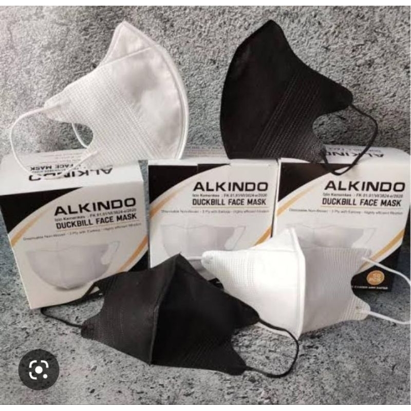 Duckbil Putih/Hitam YNB alkindo,carion,dan no embose isi 50 pcs