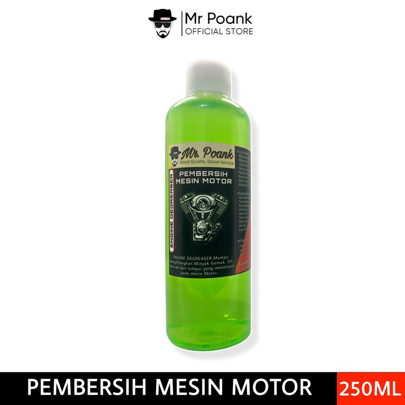 Mr Poank Obat Cairan Pembersih Kerak Blok Mesin Motor Bekas Oli Karat Kotoran Paling Ampuh 250ml