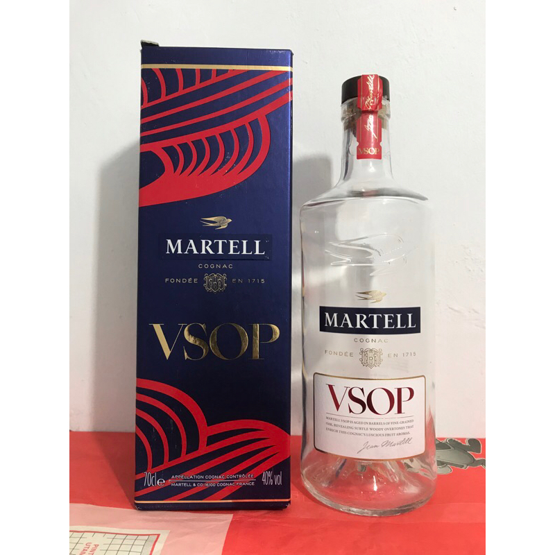 botol bekas minuman martel vshop / botol pajangan / botol koleksi