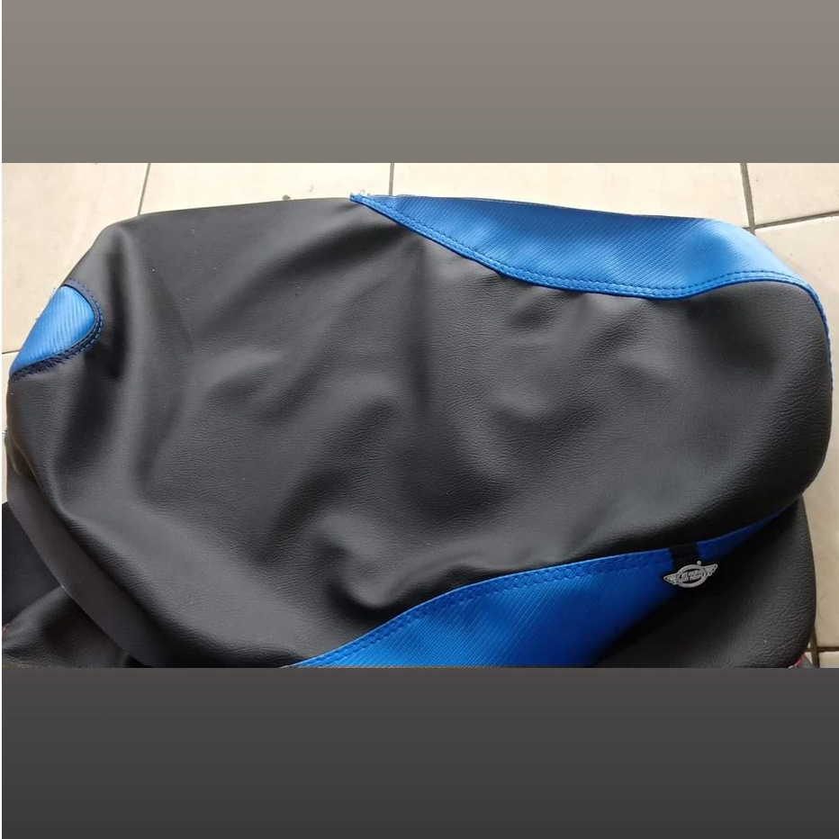 Kulit Jok Motor Scoopy Fino Genio full mbtech - Cover Jok MBtech - Sarung Jok motor MBtech Scoopy Fi