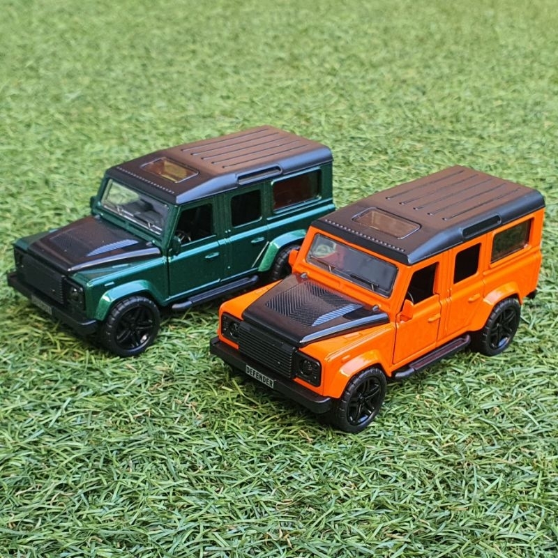 Diecast Mobil Jeep Land Rover Defender Die-cast Miniatur Mobil Mobilan Jip Off Road