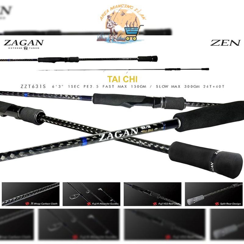 Joran Zen X EA ZAGAN TAI CHI Taichi Spinning ZZT631S PE 2.5