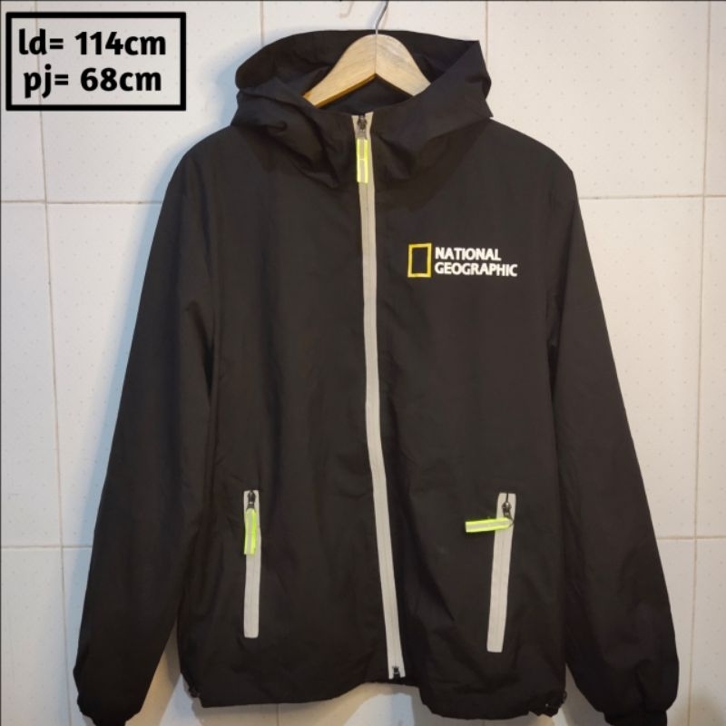 NATIONAL GEOGRAPHIC preloved branded jaket pria wanita cewek cowok thrift pl bekas second jacket par