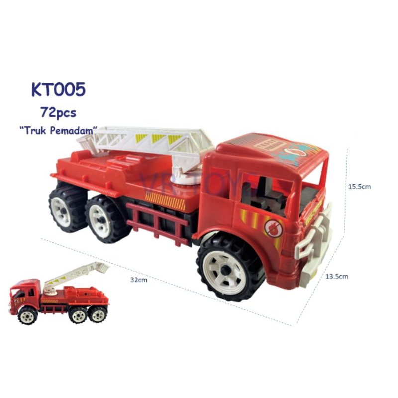 MAINAN MOBIL PEMADAM KEBAKARAN MOBIL MAINAN DAMKAR MOBIL MOBILAN MAINAN ANAK MOBIL PLASTIK TRUCK PEM