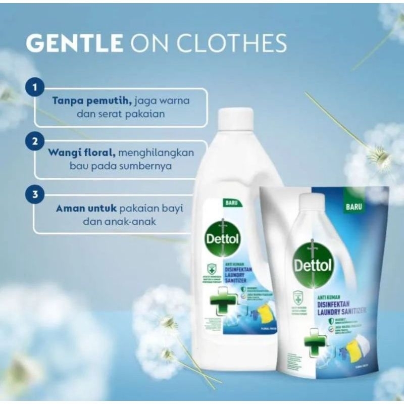 Dettol Laundry Sanitizer Disinfektan Pakaian