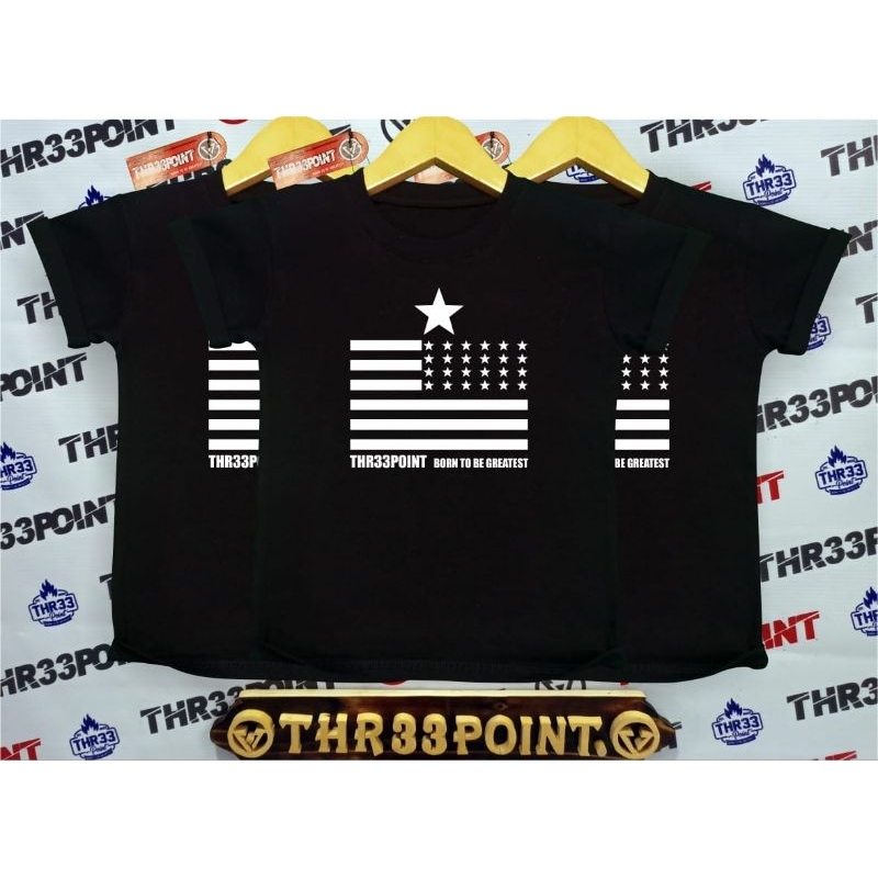 Kaos anak laki-laki/baju anak laki-laki Threepoint 1-8th