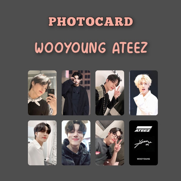 PC PHOTOCARD ATEEZ WOOYOUNG UNOFF