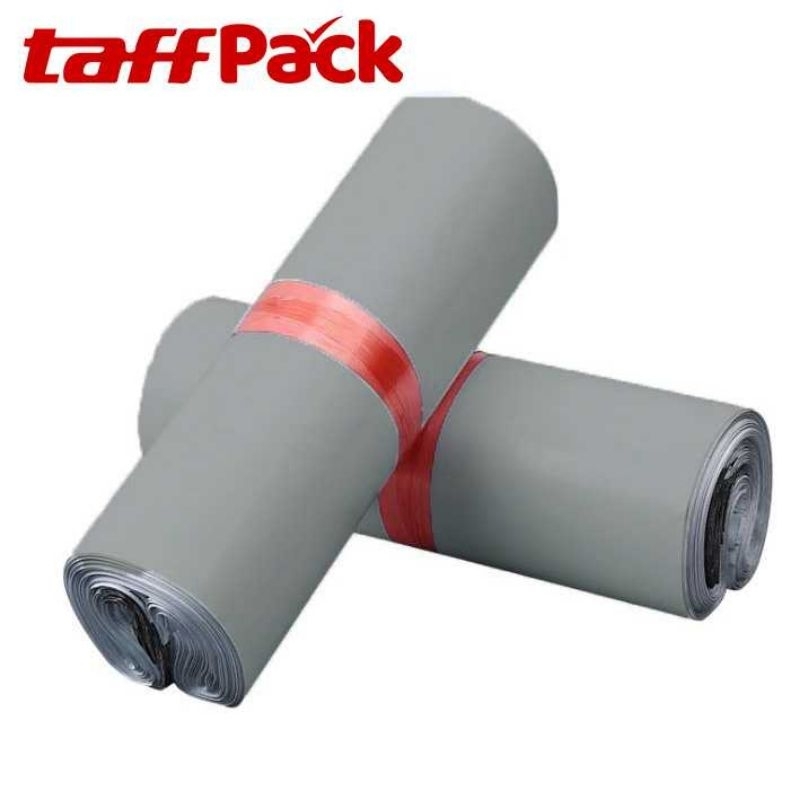 TaffPACK Kantong Plastik Packing Polybag Doff 60 Micron 100 PCS - G17 Gray 20 x 30cm