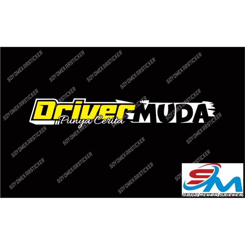 stiker kaca depan mobil truk pick up stiker kabin driver muda