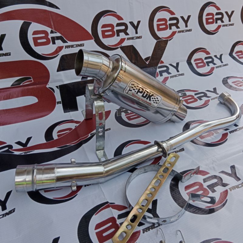 knalpot resing PDK oval supra x supra fit supra x125 karisma revo