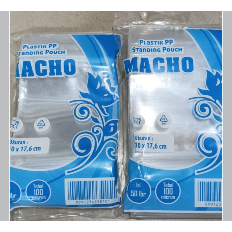 PLASTIK PP STANDING POUCH ukr 10x17, 6