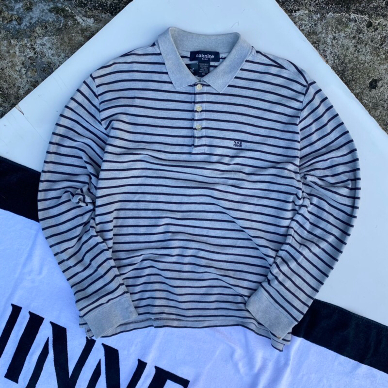 Naknine rugby shirt / polo lengan panjang