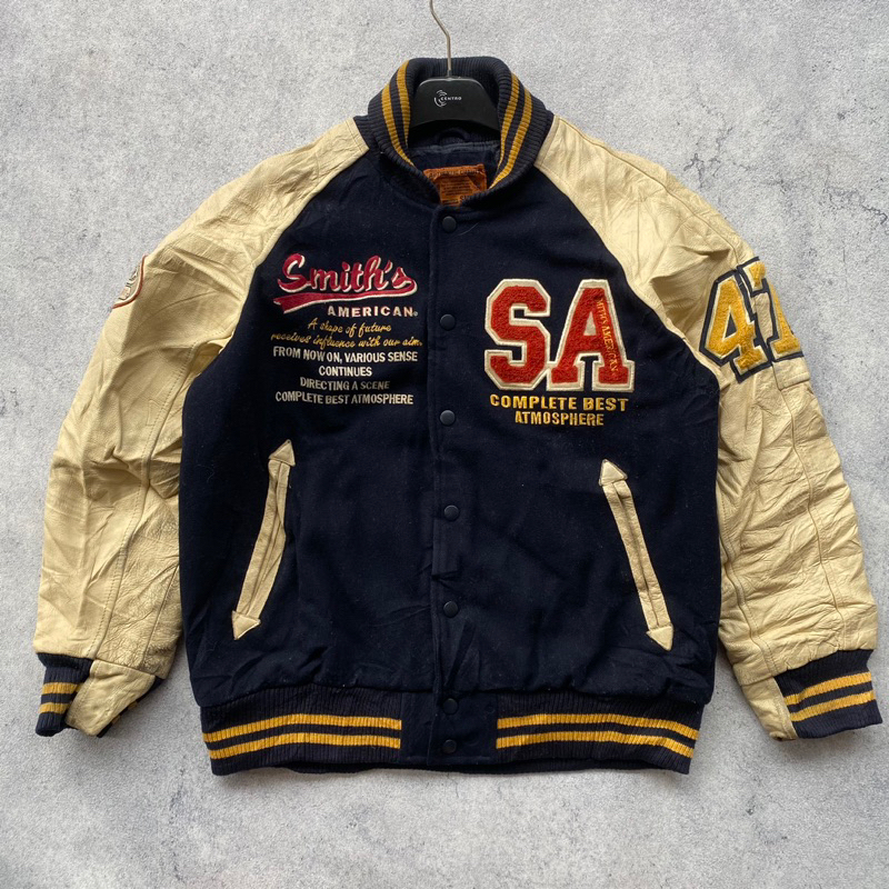 Jaket Varsity Second Leather Woll SA