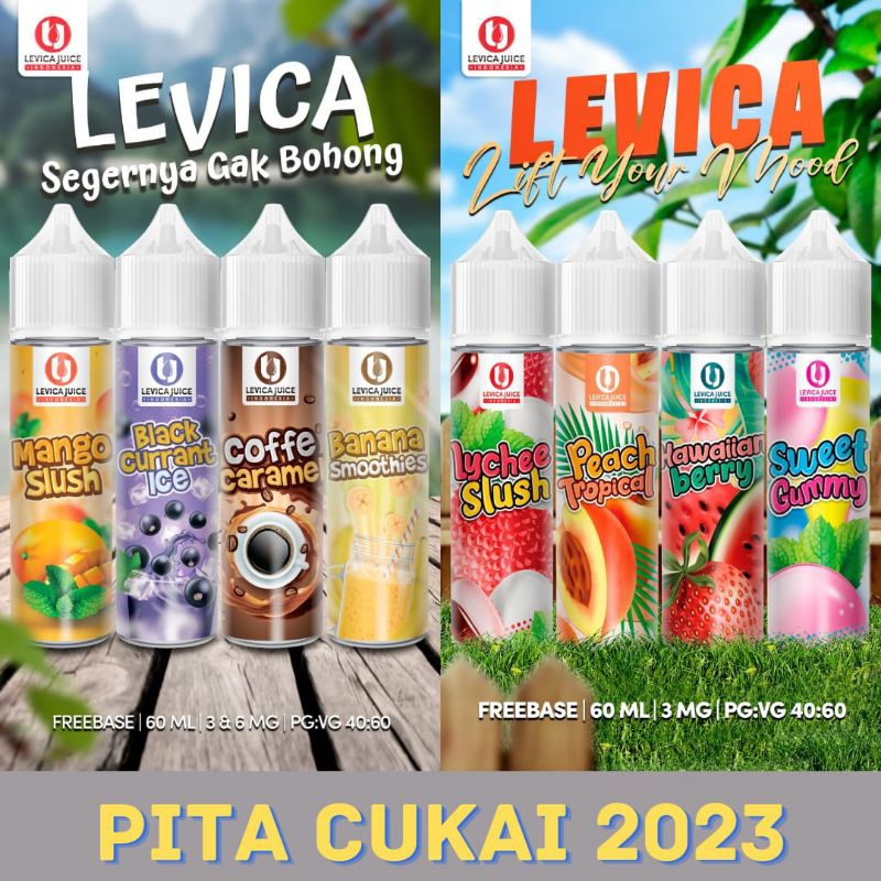 Levica Juice Freebase 60ml Cukai 100% Original