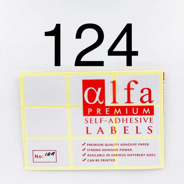 

Stiker Sticker Label Nama Undangan Harga Alfa No 124 / 40 mm x 57 mm