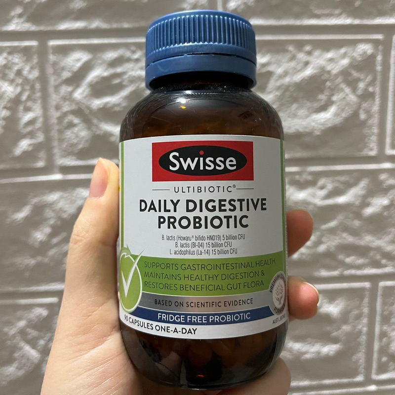 Swisse Ultibiotic Daily Digestive Probiotic 90 Capsules