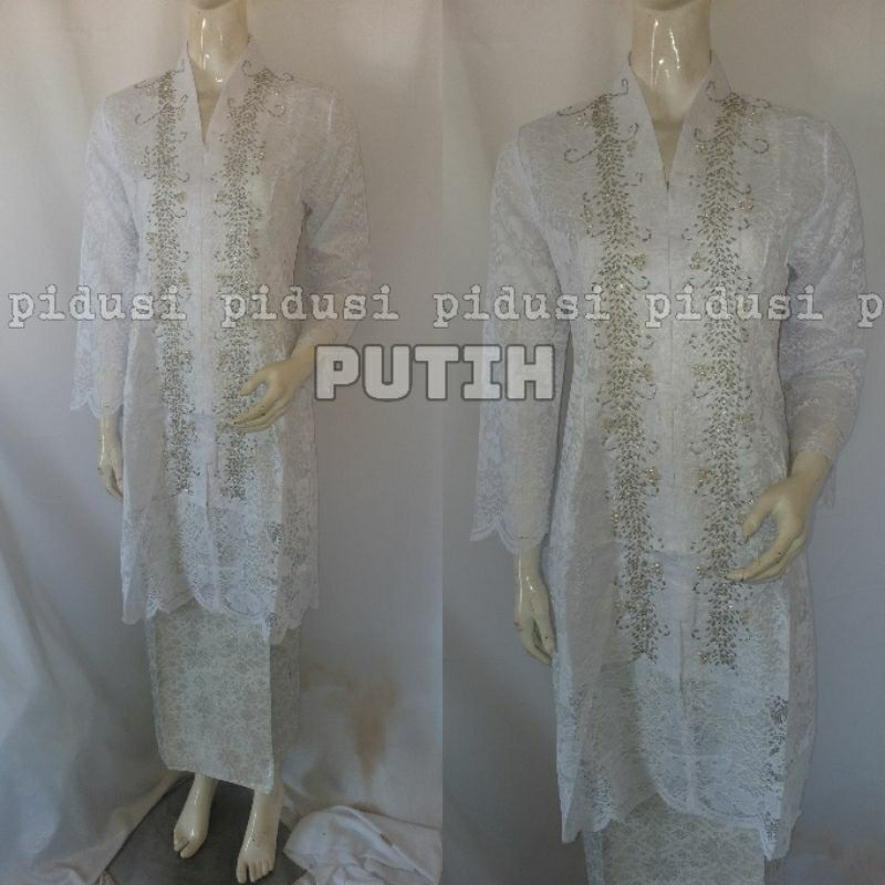 KEBAYA KARTINI BROKAT NON GLITER / KEBAYA BROKAT PAYET / KEBAYA BROKAT PESTA