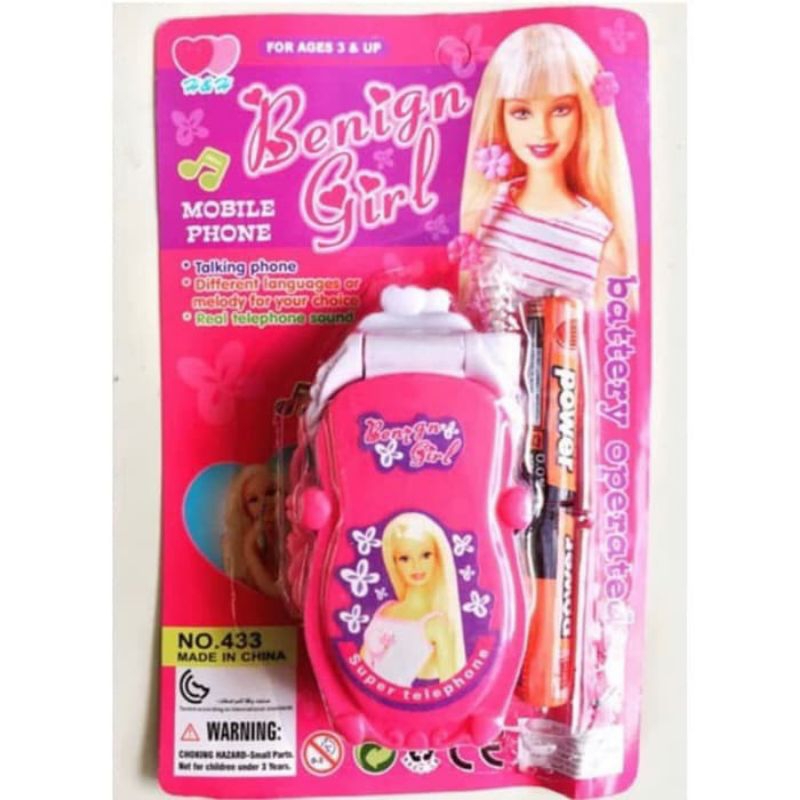 HP Mainan Anak Perempuan  Handphone Lipat anak Princess Girl Mainan Cewek Hape Hapean