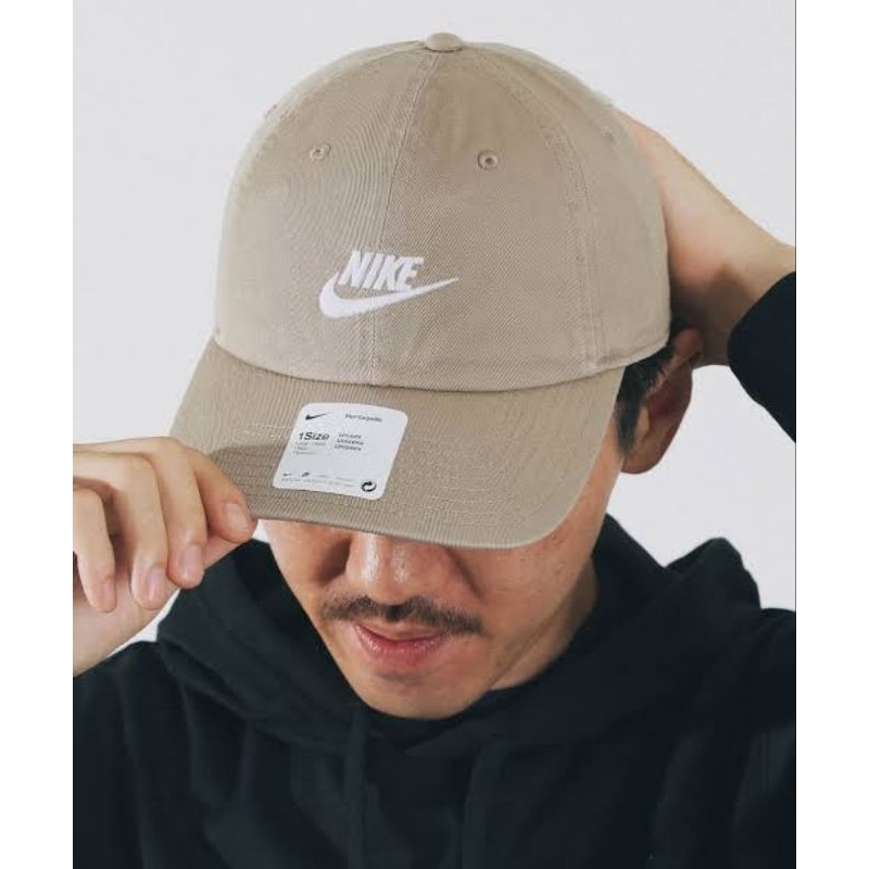 Nike Sportswear Heritage86 Futura Wash Khaki 913011-247 Topi Original