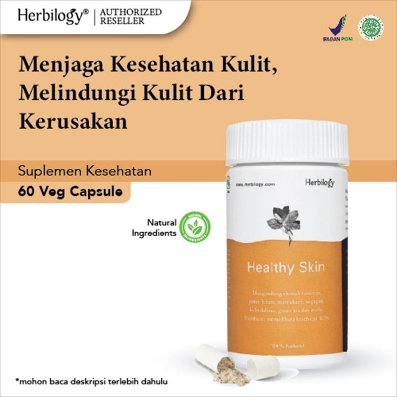 

Herbilogy | HEALTHY SKIN - 60 Kapsul | Kesehatan Kulit