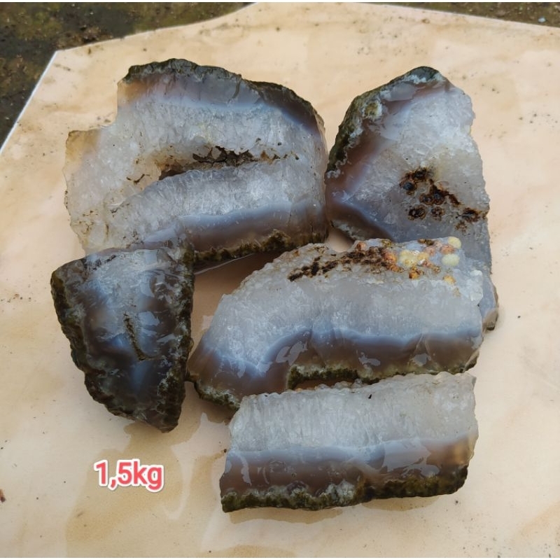 batu akik bahan bongkahan batu garut unik cristal borongan hemat galian langka berkualitas