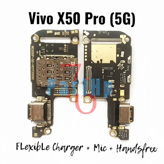 Ori Flexible Papan PCB Charger Mic Handsfree Vivo X50 Pro (5G) - Fleksibel