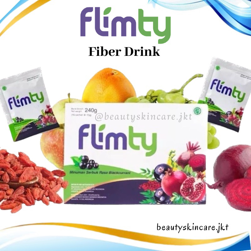 Flimty Fiber 1 Box isi 16 Sachet | Flimeal By Flimty 12 Sachet Minuman Pengganti Makan