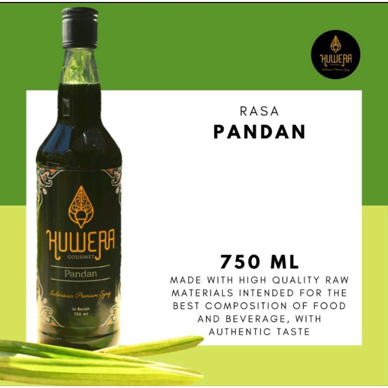 

Sirup Pandan - Kuwera syrup 750 ml