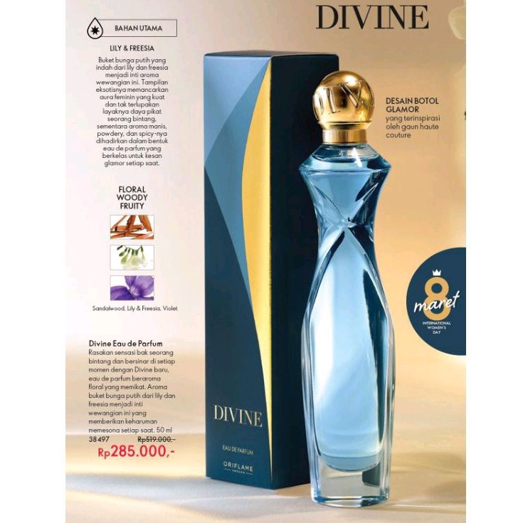 New! Divine Eau de Parfum Edp