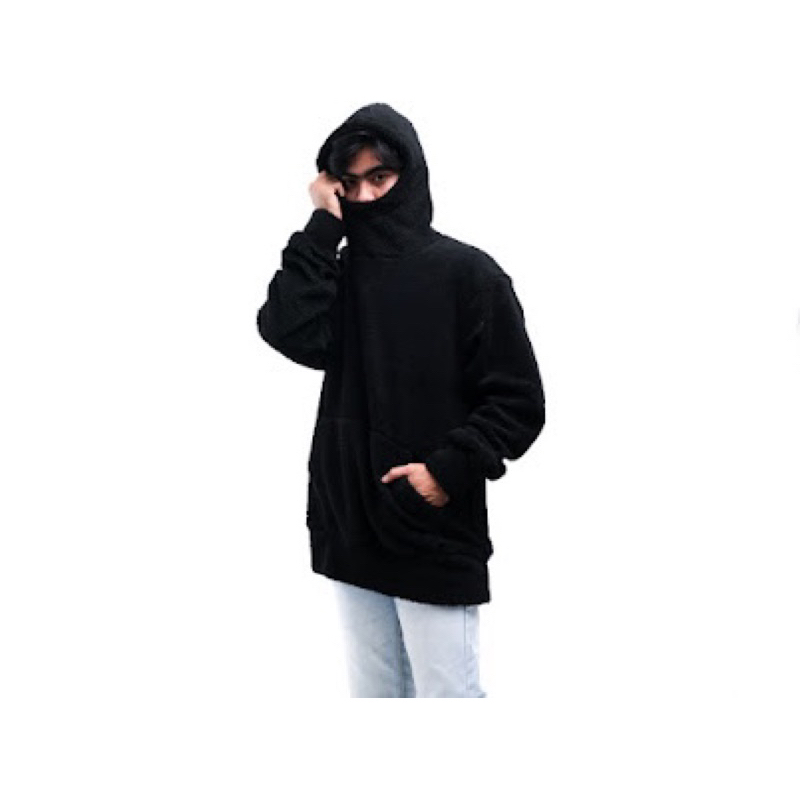 FULLOVER HOODIE HOBU BLACK SHERVA