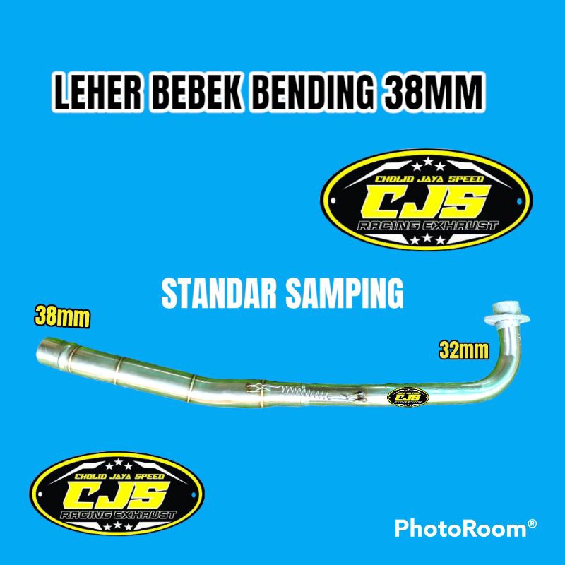 LEHER BENDING BEBEK INLET 38MM TERMURAH LEHER KNALPOT JUPITER INLET 38MM