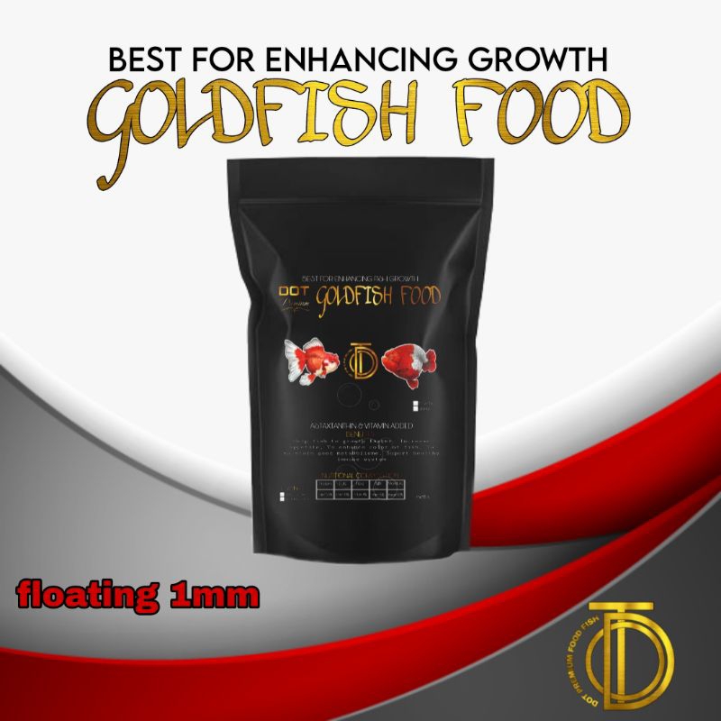 

DOT premium gold fish food 100gr/ floating/sinking/pakan ikan/goldfish/pakan ikan koki
