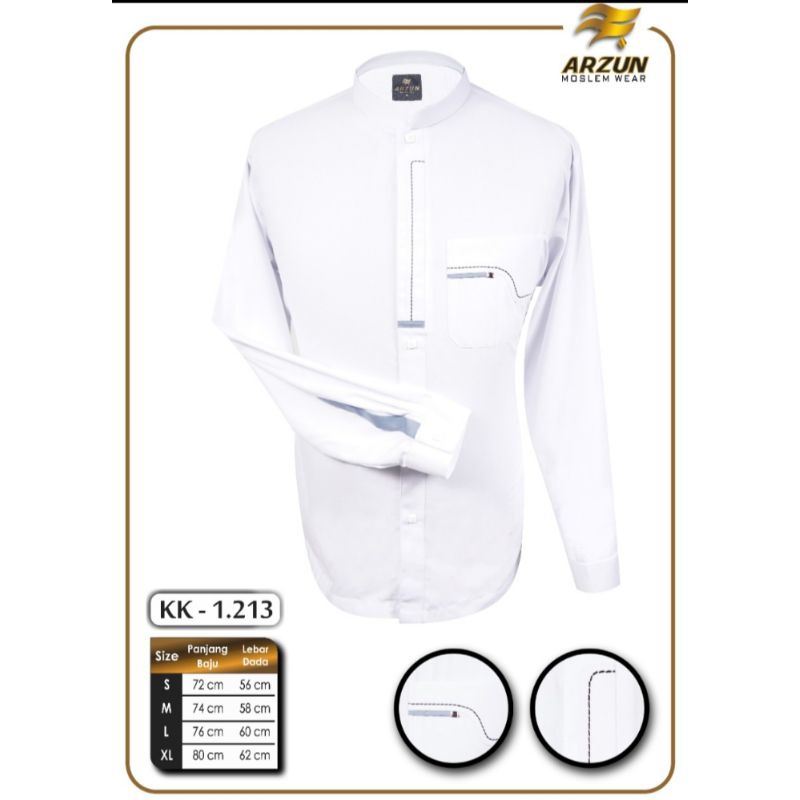 (PROMO)KOKO ARZUN PUTIH LENGAN PANJANG KK-1.213