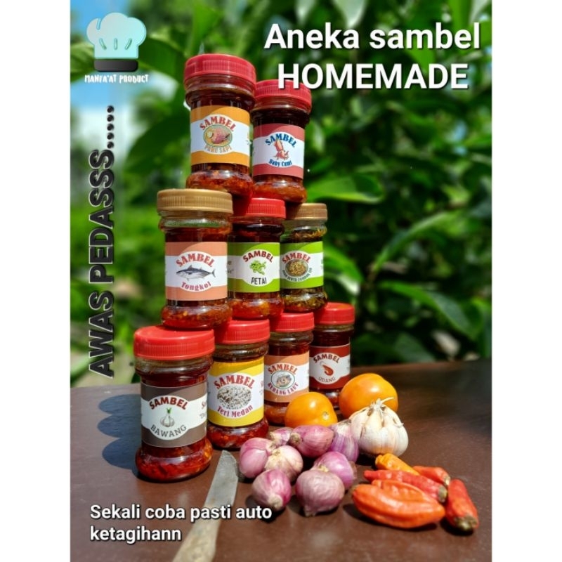 

Sambel homemade by: MANFA'AT PRODUCT sambel cocol makan
