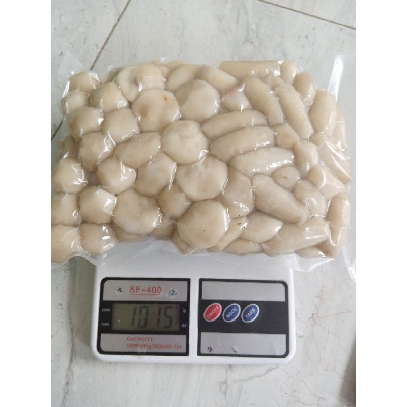 

Baso Aci / Cilok 1kg isi Ayam, Gajih, Sosis