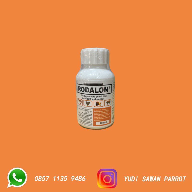 Rodalon 100ml Obat Pembasmi Kuman Virus Bakteri Kandang Ternak Burung